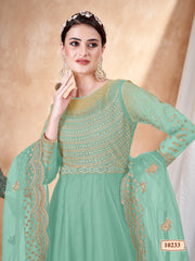 Girl Nikah Wear Anarkali Gown Dress Indian Sewn Salwar Kameez Suits