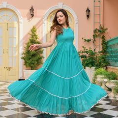 WILLOW WHISPER VISCOSE DRESS