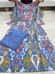 COTTON 3 PIECE HEAVY DESIGNER SUIT SET