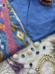 COTTON 3 PIECE HEAVY DESIGNER SUIT SET