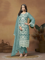 Indian Girls Wear Trouser Pants Dress Pakistani Stitched Shalwar Kameez Suits
