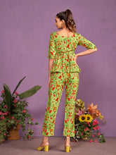 HIR's Floral Print Top 2-Piece Sets