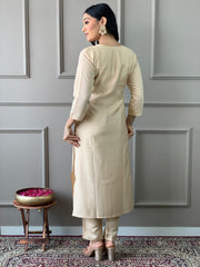 NOOR VISCOSE CHANDERI SUIT SET