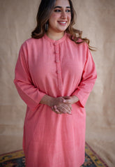 TIECO DyeVerse - Peach Kala Cotton Co-Ords