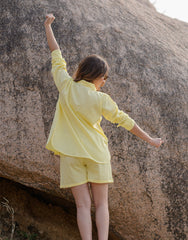 Orchid Lilac Shirt & Shorts Co-ord Set