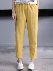 Women Straight Fit Cropped Culottes Trouser