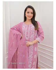 JAMBO EMBROIDERY WITH SEQUENCE WORK 3 PIECE SET