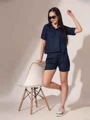 Royal Blue Co-ord Set Shorts & Top