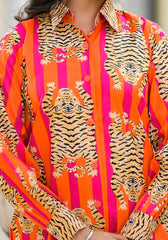 HIR's Printed Pure Cotton Shirt & Palazzos Co-Ords