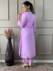 MARIA VISCOSE CHANDERI SUIT SET