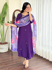 MOHINI CHANDERI VISCOSE SUIT SET