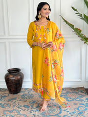 KAYA chanderi embroidery Kurti