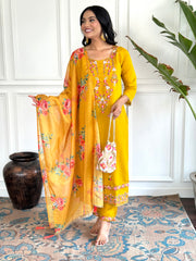 KAYA chanderi embroidery Kurti