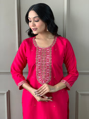 LILLY VISCOSE CHANDERI SUIT SET