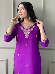 BELLA VISCOSE CHANDERI SUIT SET