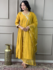 OLIVIA VISCOSE CHANDERI SUIT SET