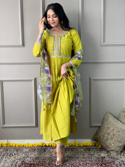 HIMANI VISCOSE CHANDERI SUIT SET