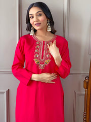 KANGANA VISCOSE CHANDERI SUIT SET