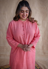TIECO DyeVerse - Peach Kala Cotton Co-Ords
